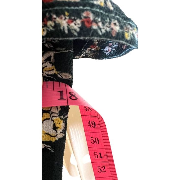 Max Studio Dress Woman's Size Medium (Please see measurements) Dark Green Floral - Picture 6 of 12